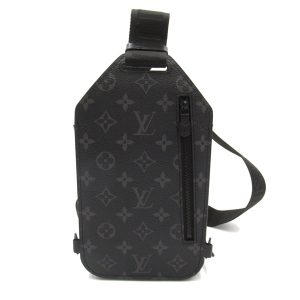 LOUIS VUITTON ソミュール スリング ウエスト バムバッグ M45912 モノグラム エクリプス キャンバス ブラック