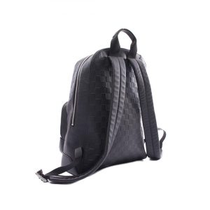 LV キャンパス バックパック ダミエ アンフィニ オニキス シルバー メンズ N40306
