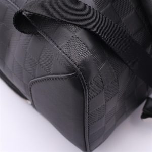 LV キャンパス バックパック ダミエ アンフィニ オニキス シルバー メンズ N40306