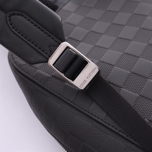 LV キャンパス バックパック ダミエ アンフィニ オニキス シルバー メンズ N40306