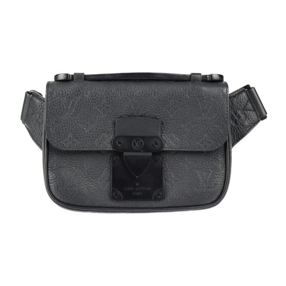 LOUIS VUITTON ルイヴィトン Sロック スリングバッグ モノグラム ウエスト M58487 トリヨンレザー ノワール ポーチ