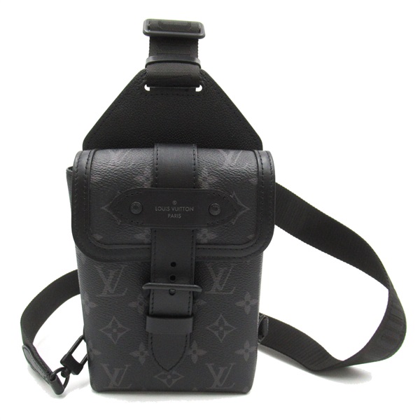 LOUIS VUITTON ソミュール スリング ウエスト バムバッグ M45912 モノグラム エクリプス キャンバス ブラック